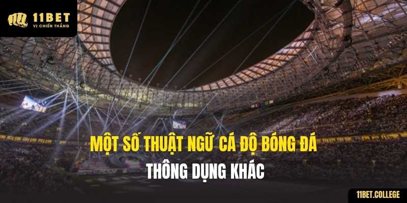 Một số thuật ngữ cá độ bóng đá thông dụng khác