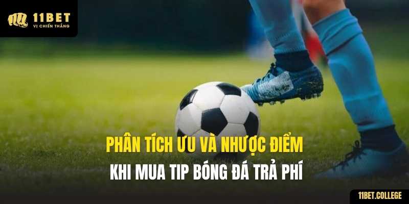 Phân tích ưu và nhược điểm khi mua tip bóng đá trả phí