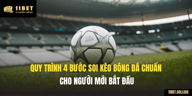 Quy trình 4 bước soi kèo bóng đá chuẩn cho người mới bắt đầu