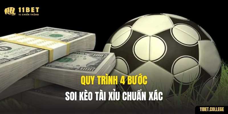 Quy trình 4 bước soi kèo Tài Xỉu chuẩn xác