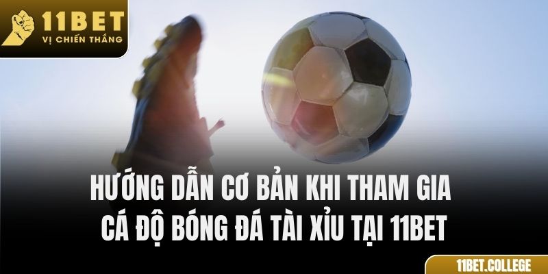 Hướng dẫn cơ bản khi tham gia cá độ bóng đá tài xỉu tại 11Bet